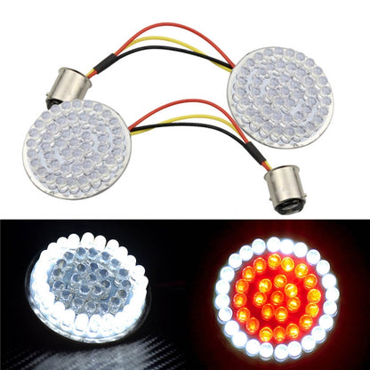2 PCS Motorcycle LED Signal Steering Lamp For Dyna, For Dyna White Yellow Light, For Dyna Red Red Light, For Dyna White Red Light, For Dyna Red Light, For Dyna Yellow Light, For Dyna White Light