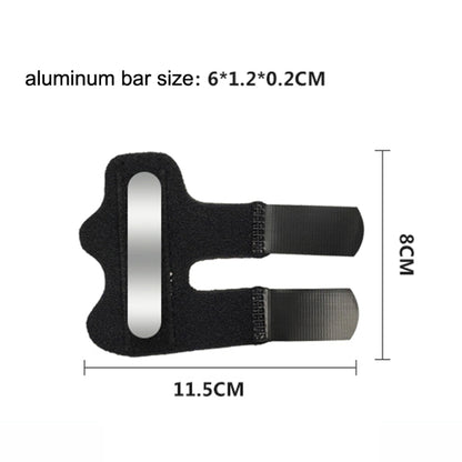 2 PCS Basketball Sprain Protection Fixed Splint Finger Cover, Splint Finger Cover(Black), Splint Finger Cover(Blue)