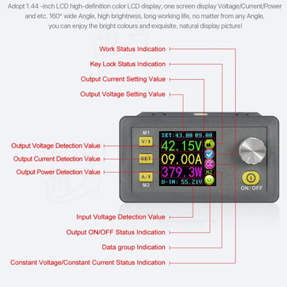 50V/20A CNC DC Adjustable Voltage Regulated Power Buck Module, DPS5020