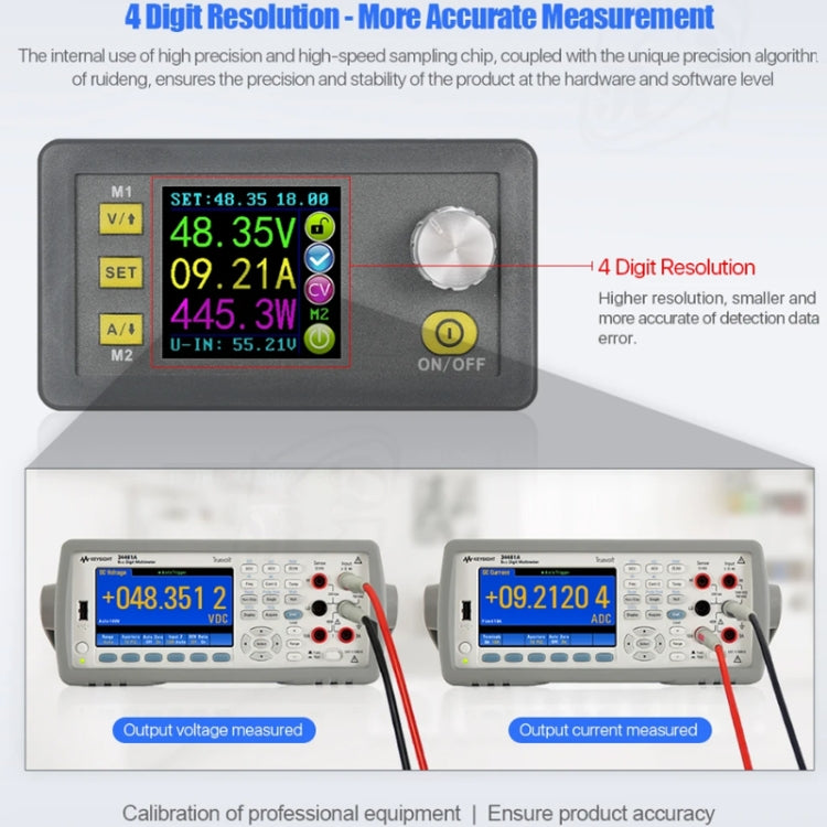 50V/20A CNC DC Adjustable Voltage Regulated Power Buck Module, DPS5020