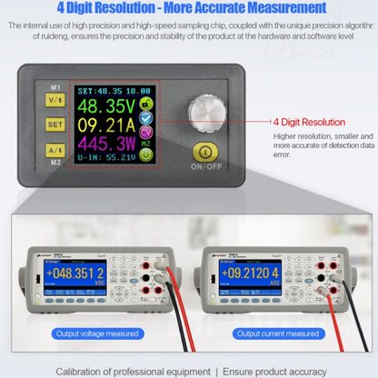 50V/20A CNC DC Adjustable Voltage Regulated Power Buck Module, DPS5020