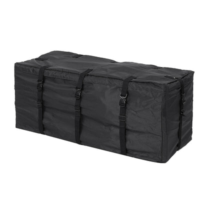 420D Waterproof Cloth Double Zipper 8 Buckle Roof Bag Luggage Bag,Style: Roof Bag+Non-slip Mat, Only Roof Bag, Roof Bag+Non-slip Mat