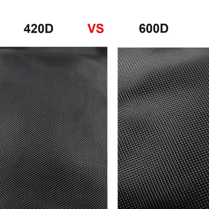 420D Waterproof Cloth Double Zipper 8 Buckle Roof Bag Luggage Bag,Style: Roof Bag+Non-slip Mat, Only Roof Bag, Roof Bag+Non-slip Mat