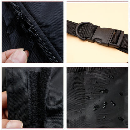 420D Waterproof Cloth Double Zipper 8 Buckle Roof Bag Luggage Bag,Style: Roof Bag+Non-slip Mat, Only Roof Bag, Roof Bag+Non-slip Mat
