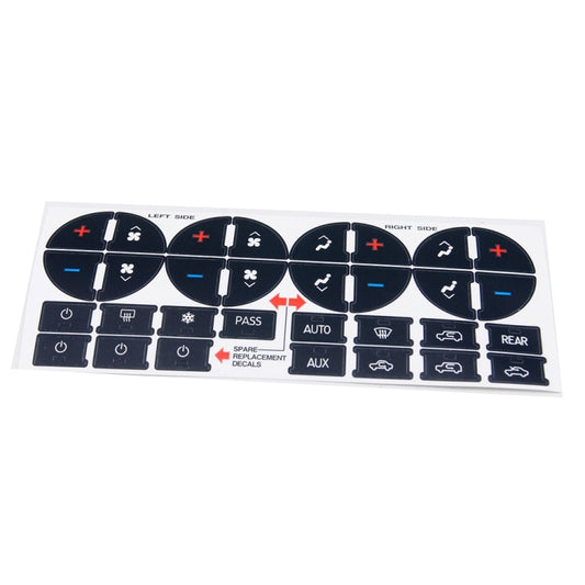 Car Button Repair Sticker AC Central Control Sticker
