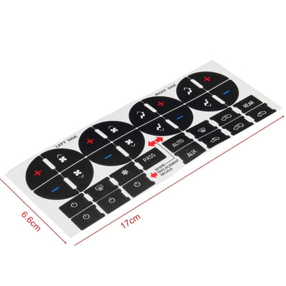 Car Button Repair Sticker AC Central Control Sticker