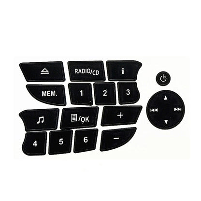 Car Button Repair Sticker AC Central Control Sticker