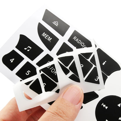 Car Button Repair Sticker AC Central Control Sticker