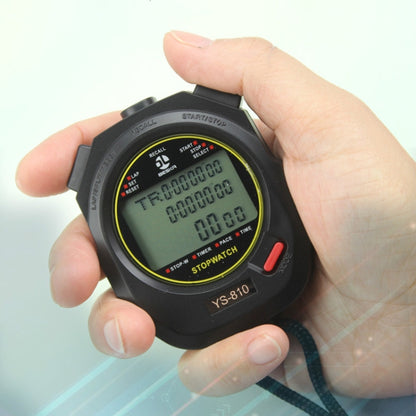 YS Electronic Stopwatch Timer Track And Field Training Running Watch, Style:, YS-810 10 Memories (Black), YS-830 30 Memories (Black), YS-860 60 Memories (Black), YS-8100 100 Memories (Black), YS-810 10 Memories (White), YS-830 30 Memories (White)
