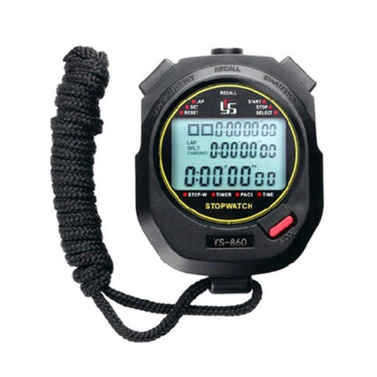 YS Electronic Stopwatch Timer Track And Field Training Running Watch, Style:, YS-810 10 Memories (Black), YS-830 30 Memories (Black), YS-860 60 Memories (Black), YS-8100 100 Memories (Black), YS-810 10 Memories (White), YS-830 30 Memories (White)