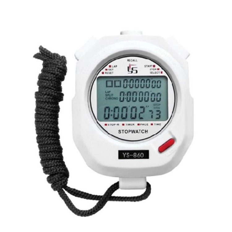 YS Electronic Stopwatch Timer Track And Field Training Running Watch, Style:, YS-810 10 Memories (Black), YS-830 30 Memories (Black), YS-860 60 Memories (Black), YS-8100 100 Memories (Black), YS-810 10 Memories (White), YS-830 30 Memories (White)