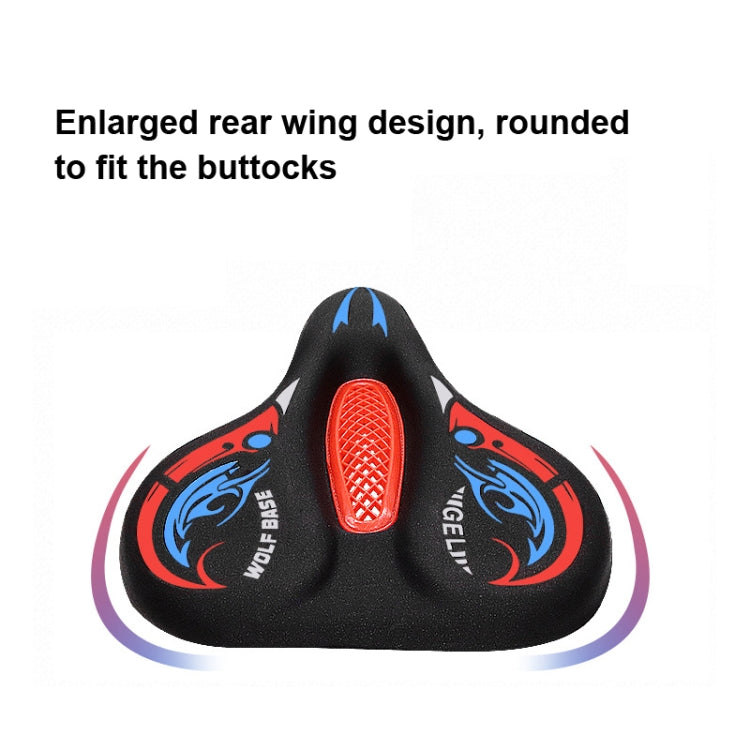 Bicycle Seat Cover Thickened Silicone Shock-absorbing Saddle Cover, AZT-03