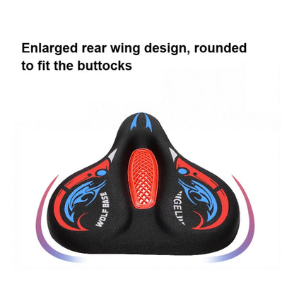 Bicycle Seat Cover Thickened Silicone Shock-absorbing Saddle Cover, AZT-03
