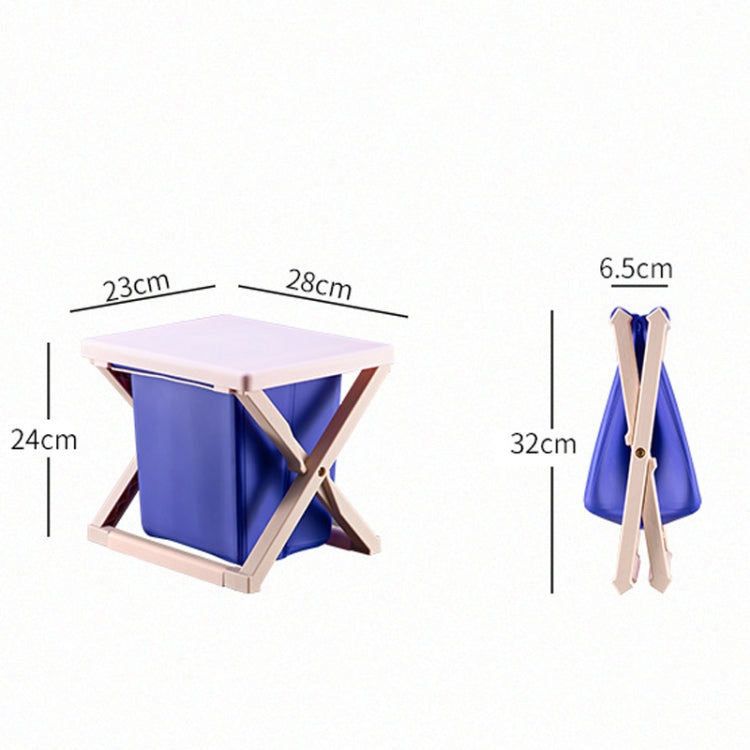 Multipurpose Portable Folding Toilet with Cover Outdoor Travel Emergency Toilet, Pink, Yellow