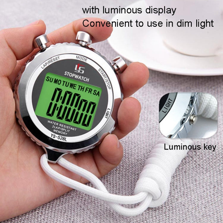 YS Single Row Display Timer Running Training Fitness With Luminous Stopwatch, YS-528L With Luminous