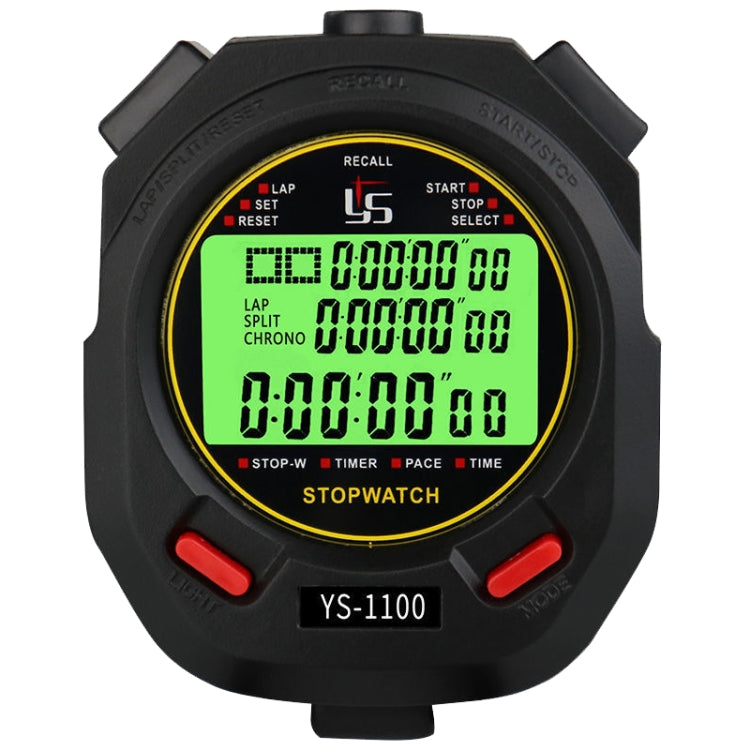 YS 3 Rows Display Luminous Stopwatch Timer Training Referee Stopwatch, Style:, YS-1010 10 Memories, YS-1030 30 Memories, YS-1060 60 Memories, YS-1100 100 Memories