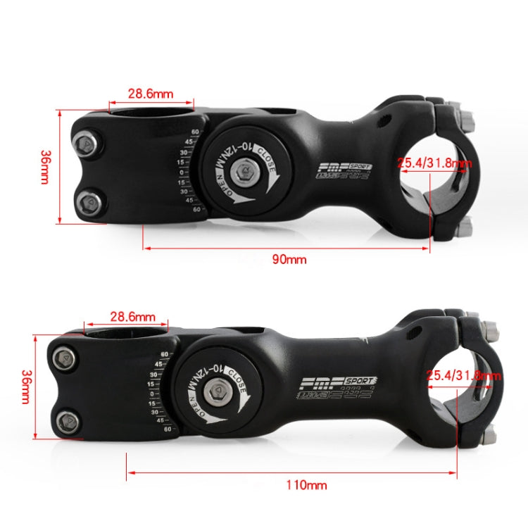FMFXTR Mountain Bike Adjustable Angle Handlebar Riser, Specification:, 25.4x110mm, 25.4x90mm, 31.8x110mm, 31.8x90mm, Upgrade 31.8x100mm, Upgrade 31.8x120mm, Upgrade 25.4x120mm