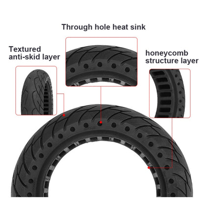10 Inch Soid Tire Shock Absoption Tubeless Honeycomb Tyre for Ninebot Max G30, For Ninebot Max G30