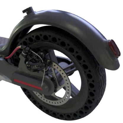6.5x1.85 Solid Tire Honeycomb Tire Electric Scooter Tire,Specification: With Plastic Wheel, 36mm Card Slot, With Plastic Wheel