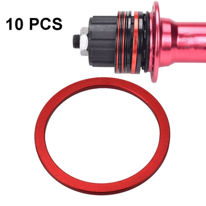 10 PCS FMFXTR Bicycle BB Middle Shaft Flying Wheel Cushion, Thickness:, 1mm (Black), 1.5mm (Black), 2mm (Black), 2.5mm (Black), 3mm (Black), 1mm (Red), 1.5mm (Red), 2mm (Red), 2.5mm (Red), 3mm (Red)