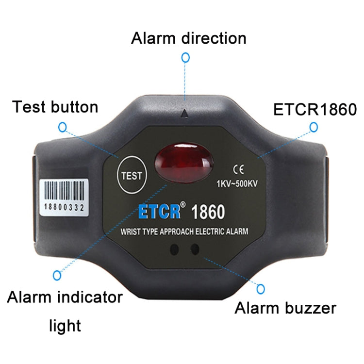 ETCR Non-contact High Voltage Alarm Ellectrician Test Pen, Model:, ETCR1860 For Wrist, ETCR1860C For Wrist, ETCR1880 For Helmet, ETCR1880C For Helmet, ETCR1870 For Arm, ETCR1870C For Arm
