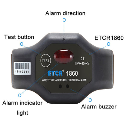 ETCR Non-contact High Voltage Alarm Ellectrician Test Pen, Model:, ETCR1860 For Wrist, ETCR1860C For Wrist, ETCR1880 For Helmet, ETCR1880C For Helmet, ETCR1870 For Arm, ETCR1870C For Arm