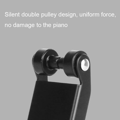 MA003 Alloy Piano Cover Descender Piano Accessories, Gold, Silver, Black
