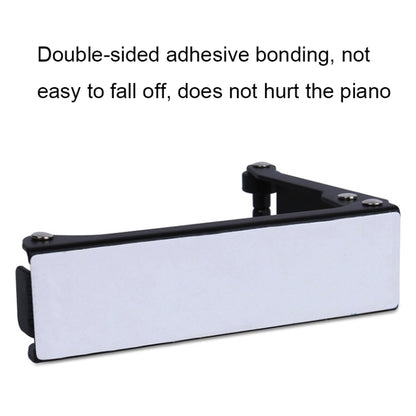 MA003 Alloy Piano Cover Descender Piano Accessories, Gold, Silver, Black