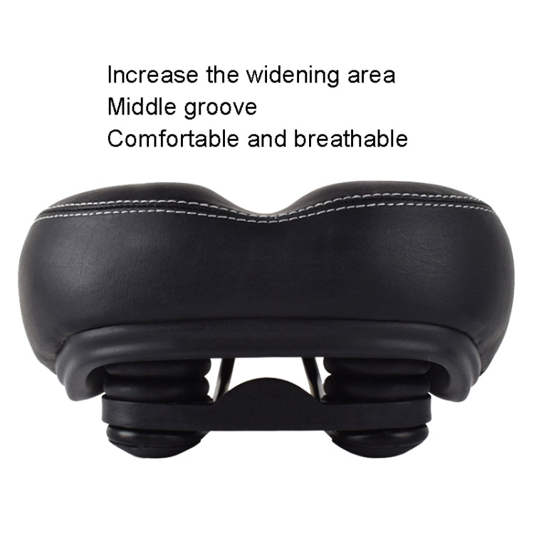 FMFXTR Mountain Bicycle Cushion Saddle Soft Wide Comfortable Spring Seat Cushion, Wide Comfortable