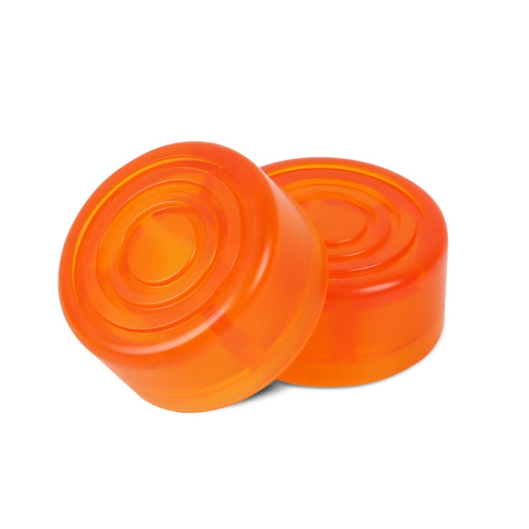 10 PCS JT1808 Electric Guitar Tuner Pedal Cap, Yellow, Red, Purple, Green, Orange, Deep Blue, Light Blue, Black