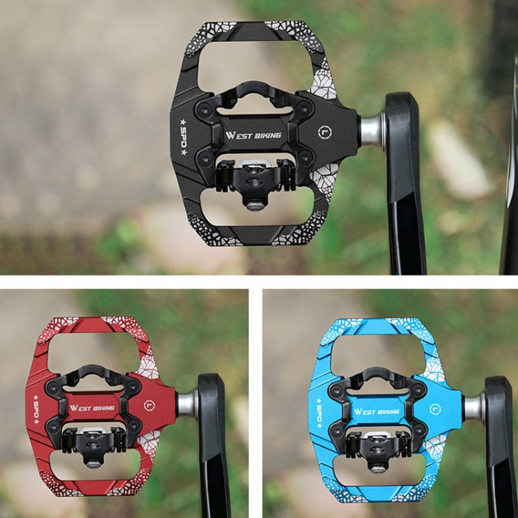 A Pair WEST BIKING YP0802086 Mountain Bike Aluminum Bearing Pedals, YP0802086