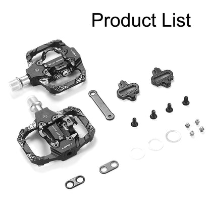 A Pair WEST BIKING YP0802086 Mountain Bike Aluminum Bearing Pedals, YP0802086