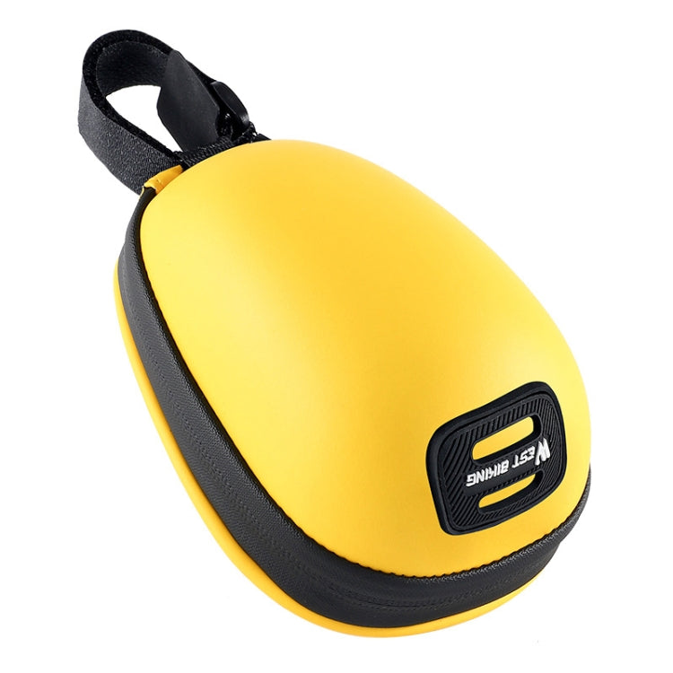 WEST BIKING Bicycle Mini Hardshell Tail Bag Saddle Bag, Yellow, Black, Grey