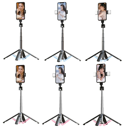 Mobile Phone Live Broadcast Bracket Bluetooth Telescopic Selfie Tripod, High:, 102CM (Aluminum Alloy), 104CM (Aluminum Alloy + Single Fill Light), 104CM (Aluminum Alloy + Dual Fill Lights), 100CM (Stainless Steel)