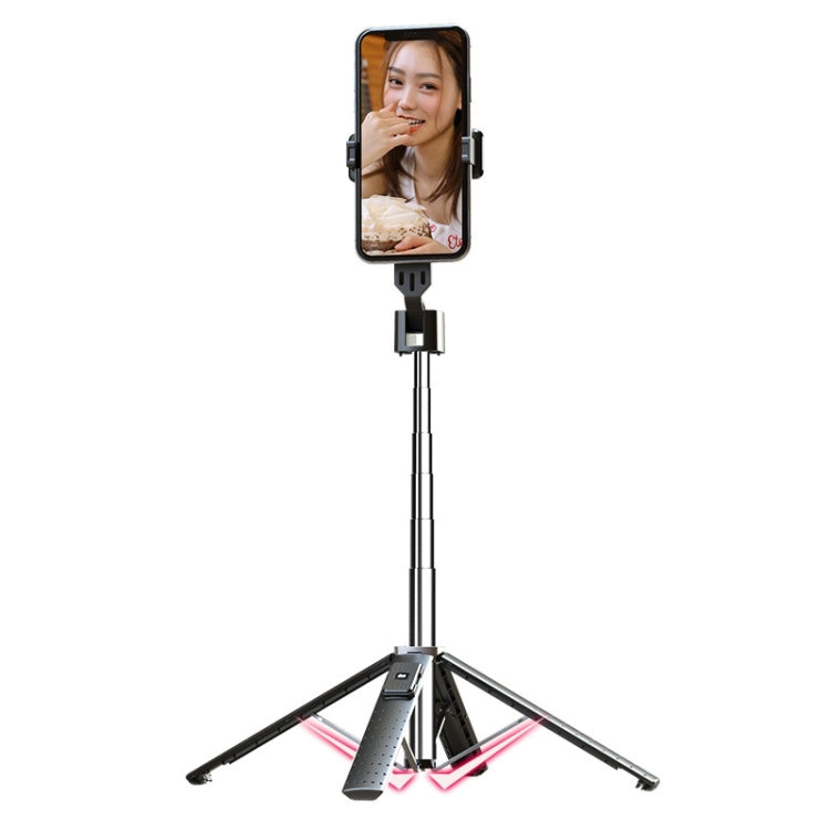 Mobile Phone Live Broadcast Bracket Bluetooth Telescopic Selfie Tripod, High:, 102CM (Aluminum Alloy), 104CM (Aluminum Alloy + Single Fill Light), 104CM (Aluminum Alloy + Dual Fill Lights), 100CM (Stainless Steel)