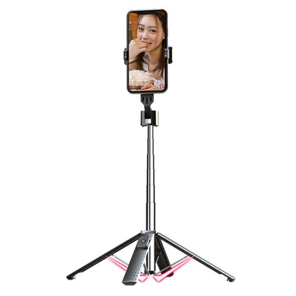 Mobile Phone Live Broadcast Bracket Bluetooth Telescopic Selfie Tripod, High:, 102CM (Aluminum Alloy), 104CM (Aluminum Alloy + Single Fill Light), 104CM (Aluminum Alloy + Dual Fill Lights), 100CM (Stainless Steel)