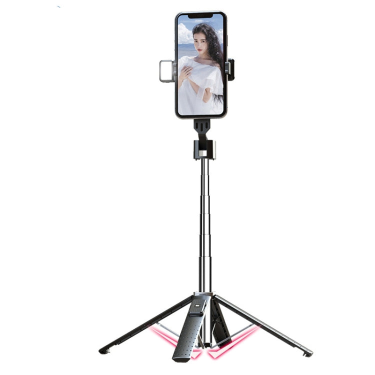 Mobile Phone Live Broadcast Bracket Bluetooth Telescopic Selfie Tripod, High:, 102CM (Aluminum Alloy), 104CM (Aluminum Alloy + Single Fill Light), 104CM (Aluminum Alloy + Dual Fill Lights), 100CM (Stainless Steel)