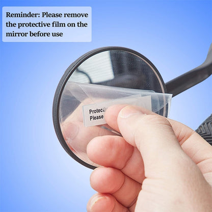 Bicycle Convex Rearview Mirror Large View 360 Degree Rotating Mirror, Convex Rearview Mirror