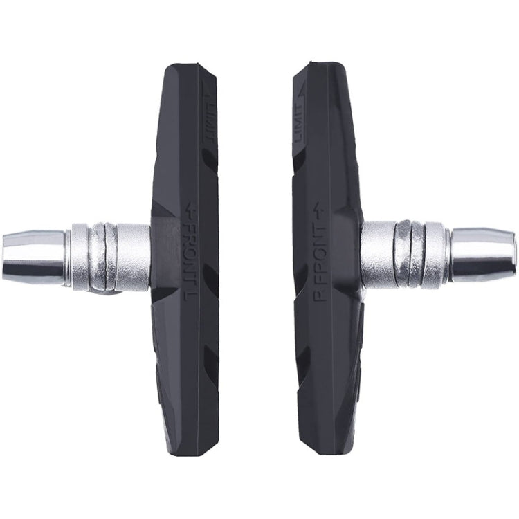 2 Pairs Silent V-brake Bicycle Brake Shoes, Black, Blue