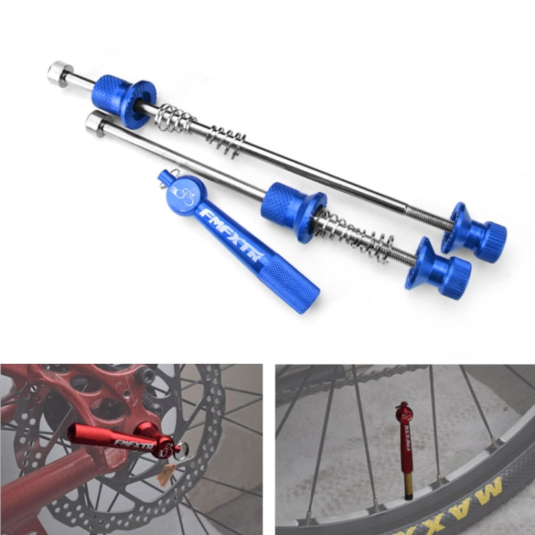 FMFXTR Mountain Bicycles Flower Drum Fast Disassembly Rod, Fast Disassembly Rod Blue, Fast Disassembly Rod Gold