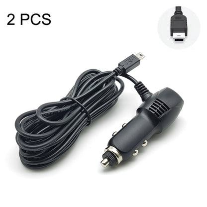 2 PCS Multifunctional Car Charger Fast Charging Driving Recorder Supply Line, Style:, 1A+2A