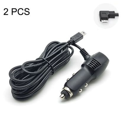 2 PCS Multifunctional Car Charger Fast Charging Driving Recorder Supply Line, Style:, 1A+2A