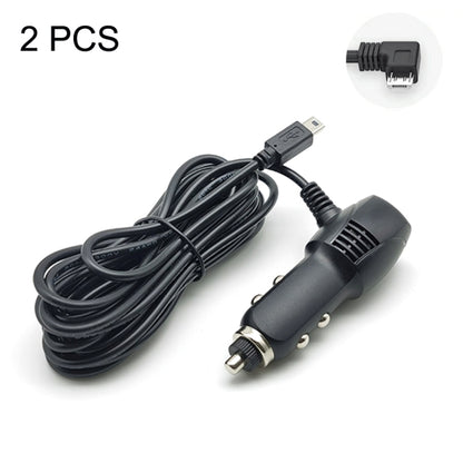 2 PCS Multifunctional Car Charger Fast Charging Driving Recorder Supply Line, Style:, 1A+2A