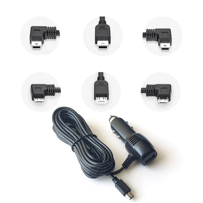 2 PCS Multifunctional Car Charger Fast Charging Driving Recorder Supply Line, Style:, 1A+2A