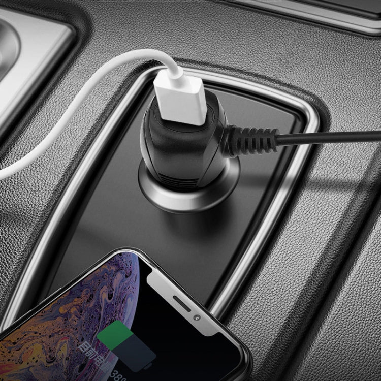 2 PCS Multifunctional Car Charger Fast Charging Driving Recorder Supply Line, Style:, 1A+2A