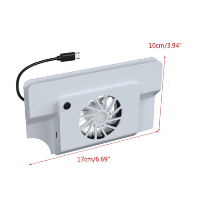 DOBE Console Base Cooling Fan With Storage Card Slot for Switch OLED, Console Base Cooling Fan