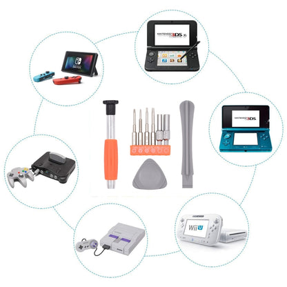 taessv Game Console Disassembly Screwdriver Set For Nintendo Switch, 9 In 1