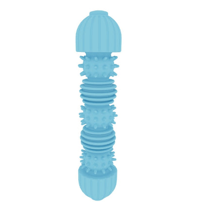 Pet Caterpillar Shape Toy Dog Interactive Chewing Teeth Wear-Resistant Stick, Caterpillar Shape Light Blue, Caterpillar Shape Pink, Caterpillar Shape Avocado Green