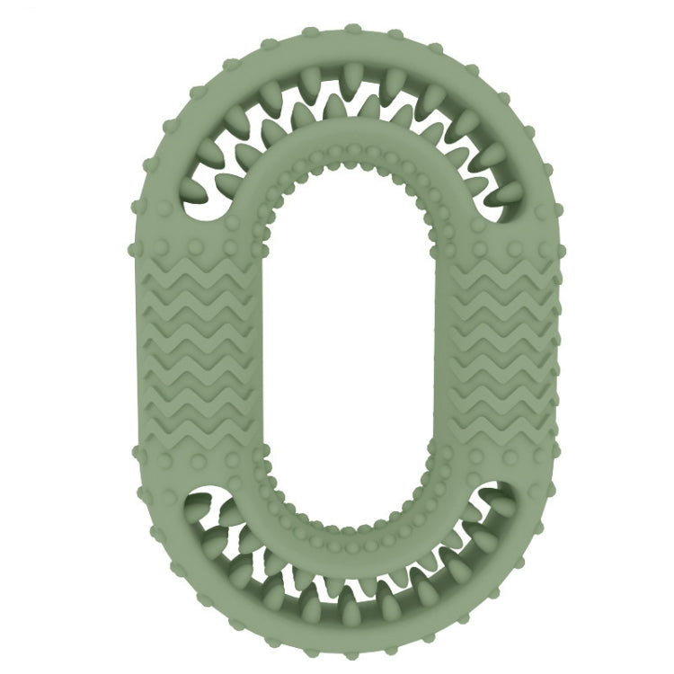 Dog Circle Clean Teeth Fun Interactive Training Biting Toys, Circle Light Blue, Circle Light Pink, Circle Light Green