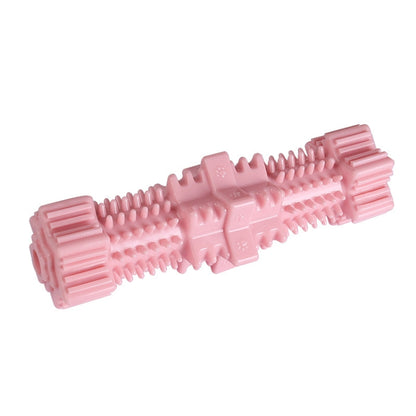 Dogs Bite Toys Hexagonal Molar Rods Pet Tooth Brush, Hexagonal (Light Sky Blue), Hexagonal (Light Pink), Hexagonal (Avocado Green)